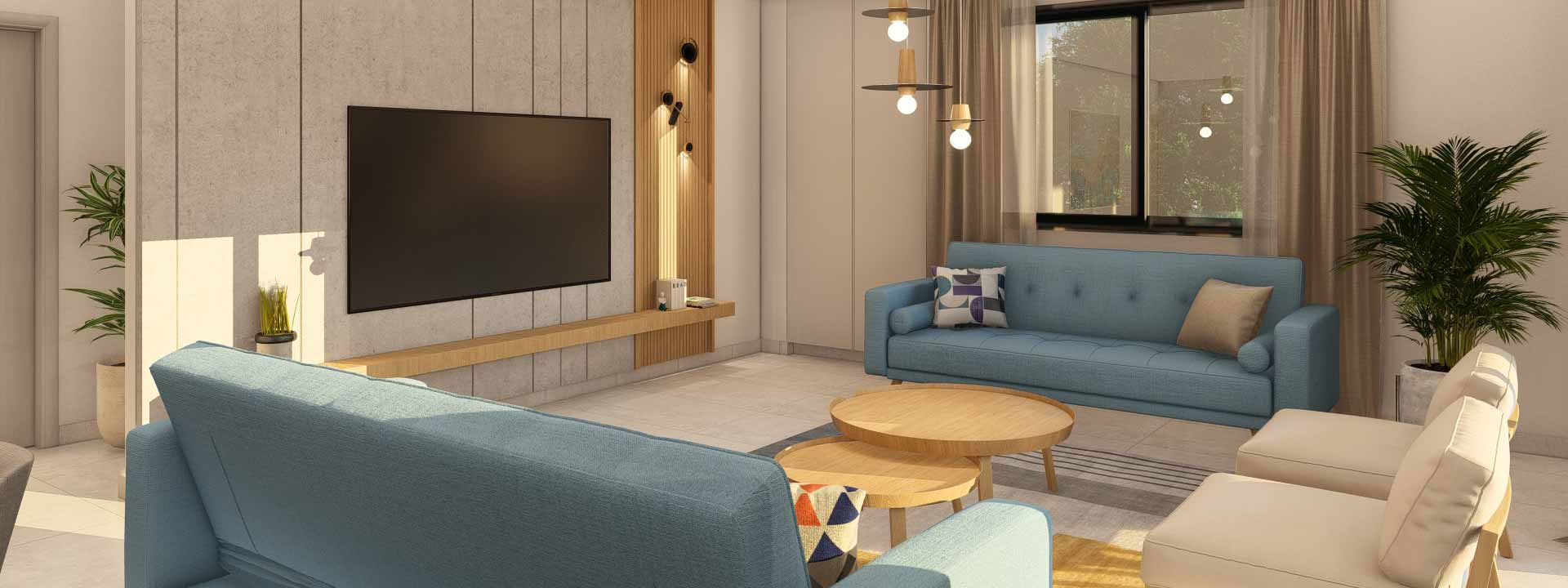Serenity living room visualisation